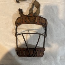Vintage antique old Adult baseball catchers ball mask old wire cage Umpire Gear