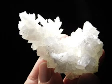 Bright White! CAVE Aragonite STALACTITE Crystal Cluster Mexico 85.0gr