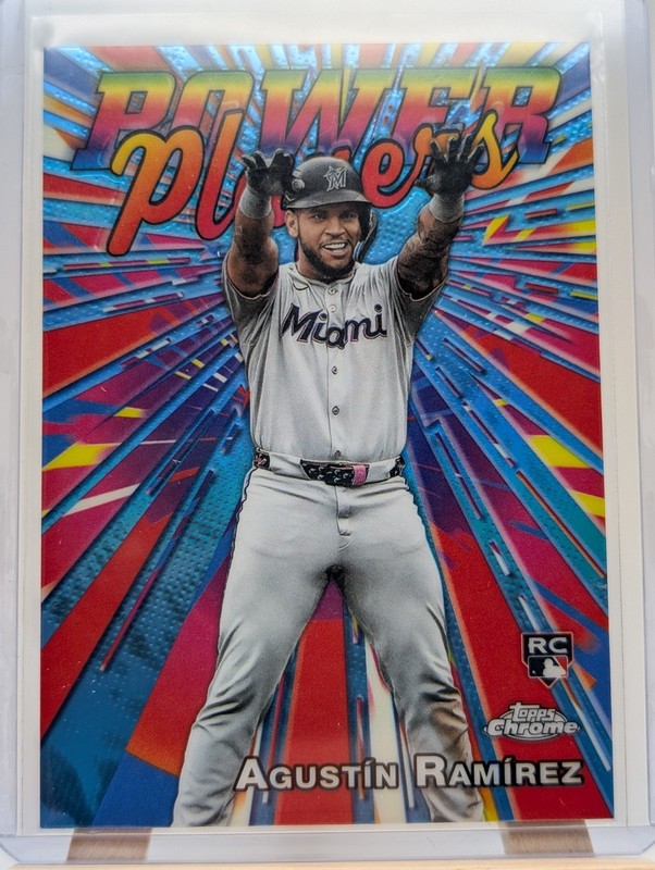 2025 Topps Chrome Update Series - Power Players Agustin Ramirez #PP-29 (RC)