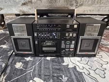 VINTAGE Sony Stereo Boombox AM/FM Aux  Phono CFS-9000 PARTS/REPAIR