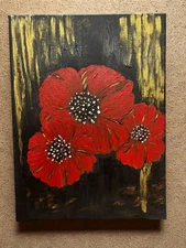 Hand painted Acrylic painting on canvas 300mmx400mm