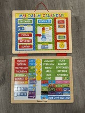 Melissa Doug My First Daily Magnetic Calendar for Kids