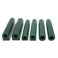 6Pcs Ring Tool Green Carving Wax Flat Ring Tube Jewelry Lost Wax Casting Tool
