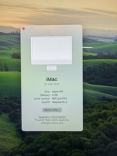 Apple iMac 2023 M3 24in 8-CoreCPU/10-CoreGPU 8GB RAM 256GB SSD - Excellent