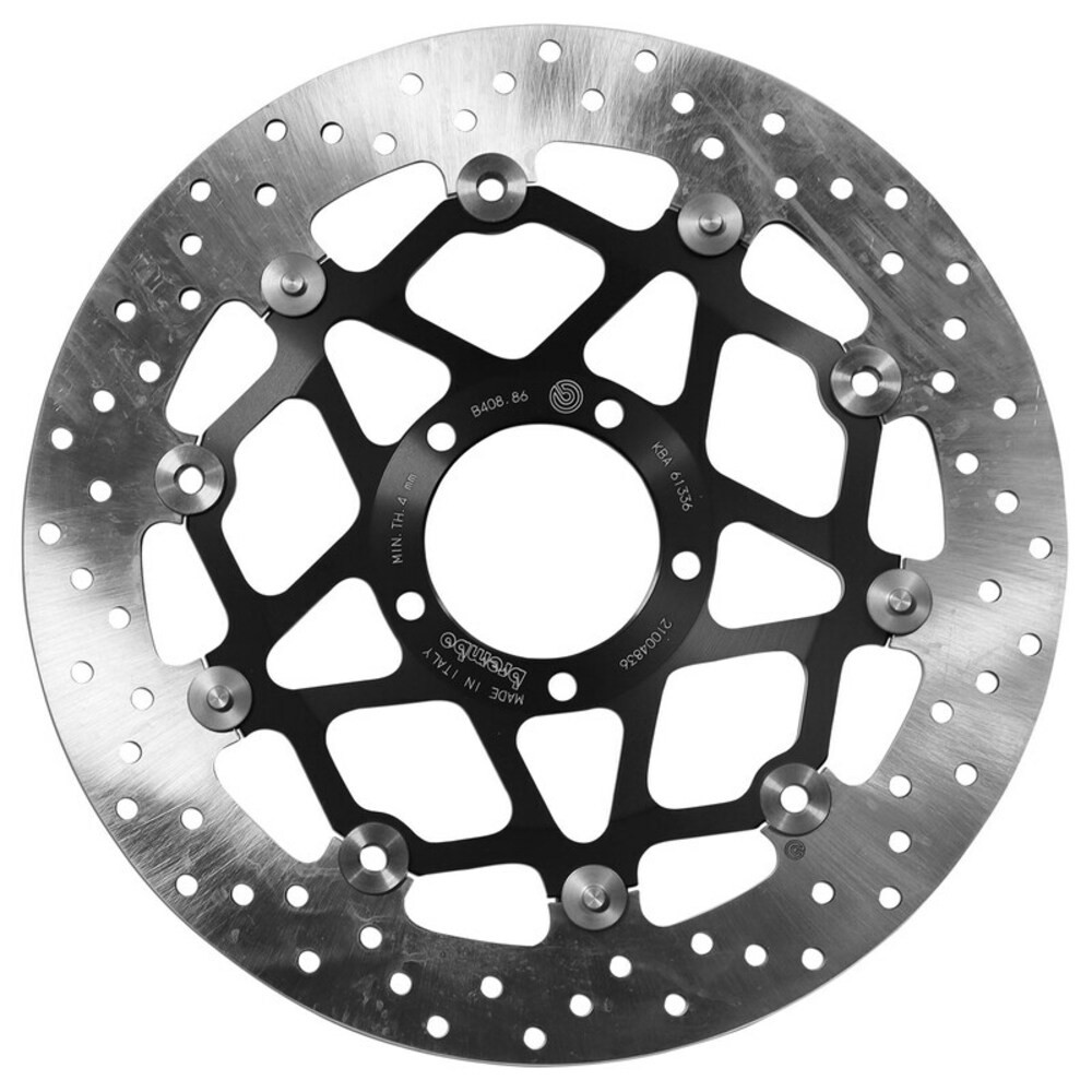 disk brake brembo series round gold floating for motorcycles