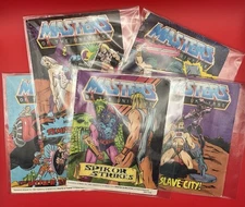 Masters Of The Universe 1980s Vintage Mini-Comic Mixed Lot of 5