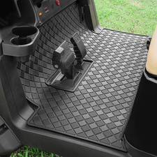 Golf Cart Floor Liner Mat 8Mm Thick Rubber Full Coverage Fit for Club Car Preced
