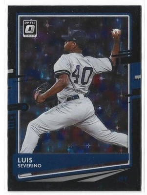 Luis Severino 2020 Panini Donruss Optic Black Stars Prizm #/125