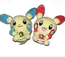 Wettbewerb Gewinner Band Plüschtier Stofftier Pokemon Plusle Pokemon Minun