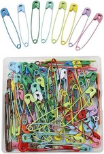 100 Pcs 2.2 Inch Large Metal Safety Pins Assorted Color Safety Pins Extra Big