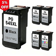 NEW Ink Cartridges PG-545XL Black CL-546XL Colour for Canon Pixma TS3355 TR4550