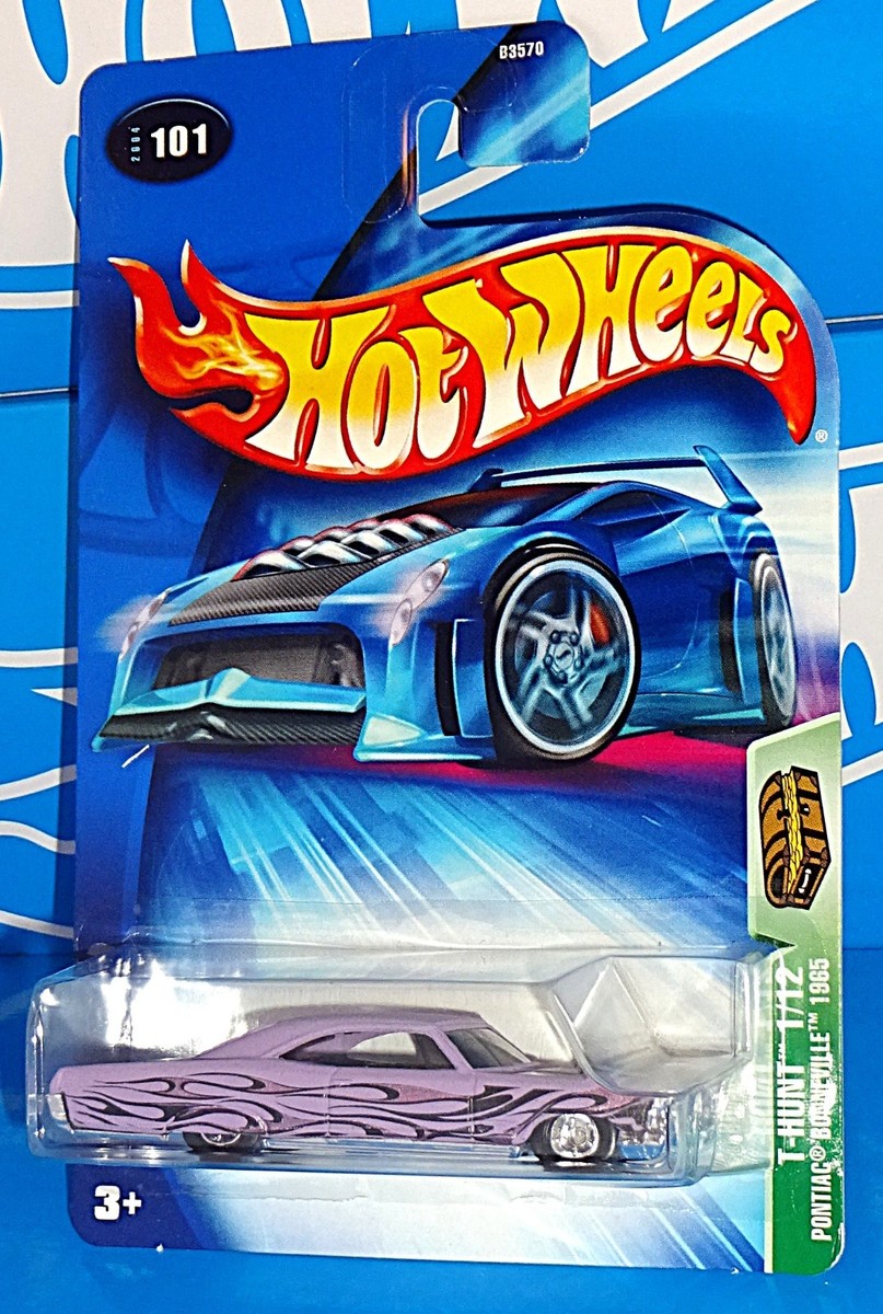 Hot Wheels 2004 Treasure Hunt #101 Pontiac Bonneville 1965 Purple