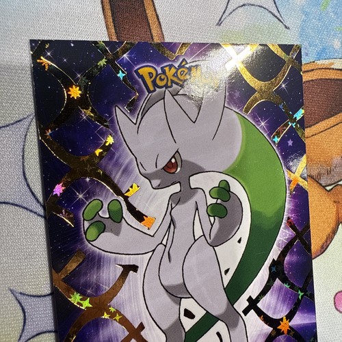 Gold Box Hit Holo Mewtwo Y Textured Shinny Database Non-TCG Pokemon Card - Picture 5 of 6