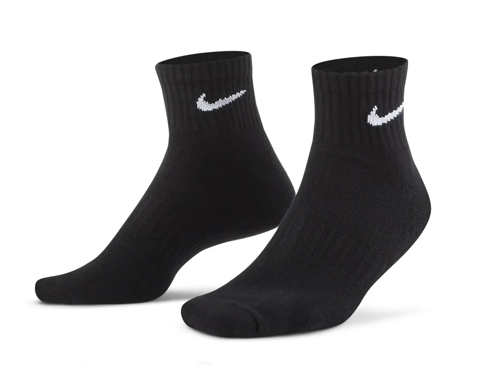 NIKE CALZE CONFEZIONE 3 PAIA SX7667 010 U NK CHS ANKL 3PR BLACK/WHITE - Imagen 1 de 1