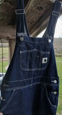 Carhartt WIP Women's Bib Overall in Denim Blue XS EUC