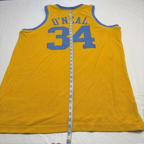 Maglia NBA Lakers MPLS Shaquille O'Neal Reebok D'funkd Hardwood Classics Uomo M - Foto 10 di 11