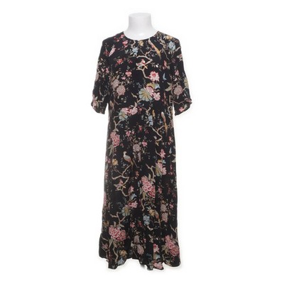 GP & J Baker x H&M, Kleid, Größe: 38, Schwarz/Mehrfarbig, Viskose, Blumen #cH7