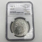 1888-P Morgan Dollar - NGC MS63