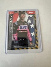 2024 Topps F1 USGP COTA Exclusive Austin Pierre Gasly Gold 29/50 #AUT-11