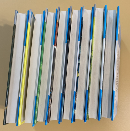 Lot of 8 Hardy Boys by Franklin W. Dixon Blue Gloss Hardcover Vintage Pre 1991 - Picture 8 of 20