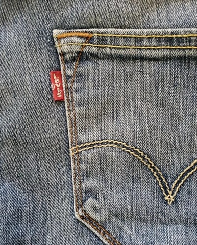 LEVIS 273 Jeans Mens W 29 L 32 vintage straight slim fit blue denim red tab - Picture 10 of 14