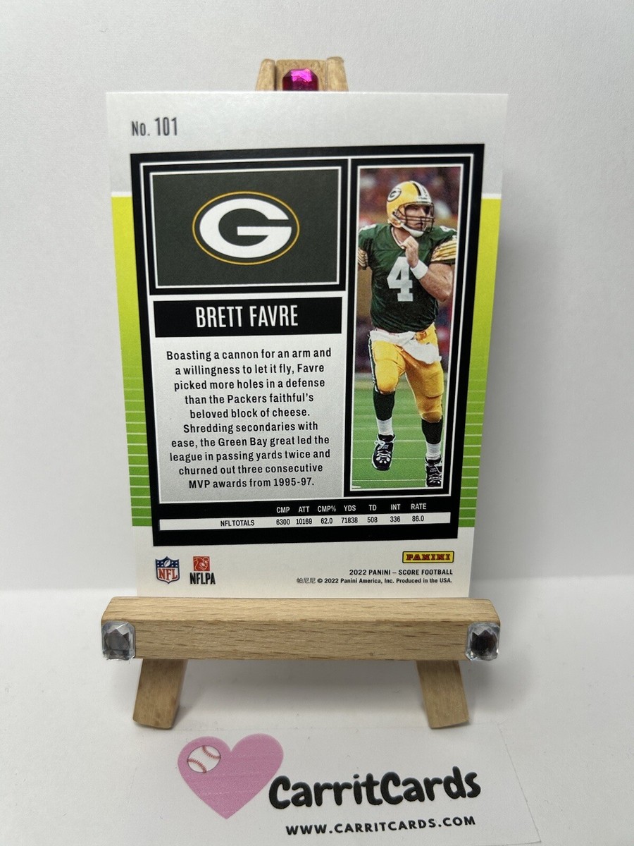 NFL Brett Favre サインカード 1995 Fleer Ultra Brett Favre card GOLD MEDALLION card #490