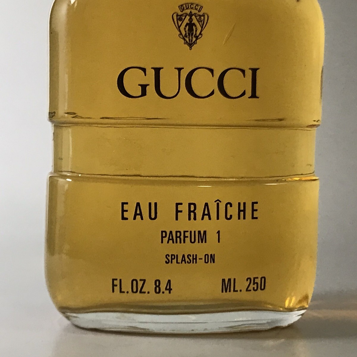 Vintage GUCCI PARFUM No. # 1 One EAU FRAICHE SPLASH ON 250ml 8.4