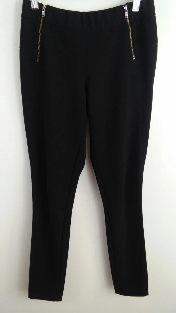 Marc by Marc Jacobs Womens Black Skinny Zipper Pants Size 2