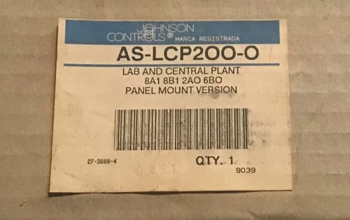 Johnson Controls Metasys AS-LCP-200-0 LAB AND Central Plant Controller