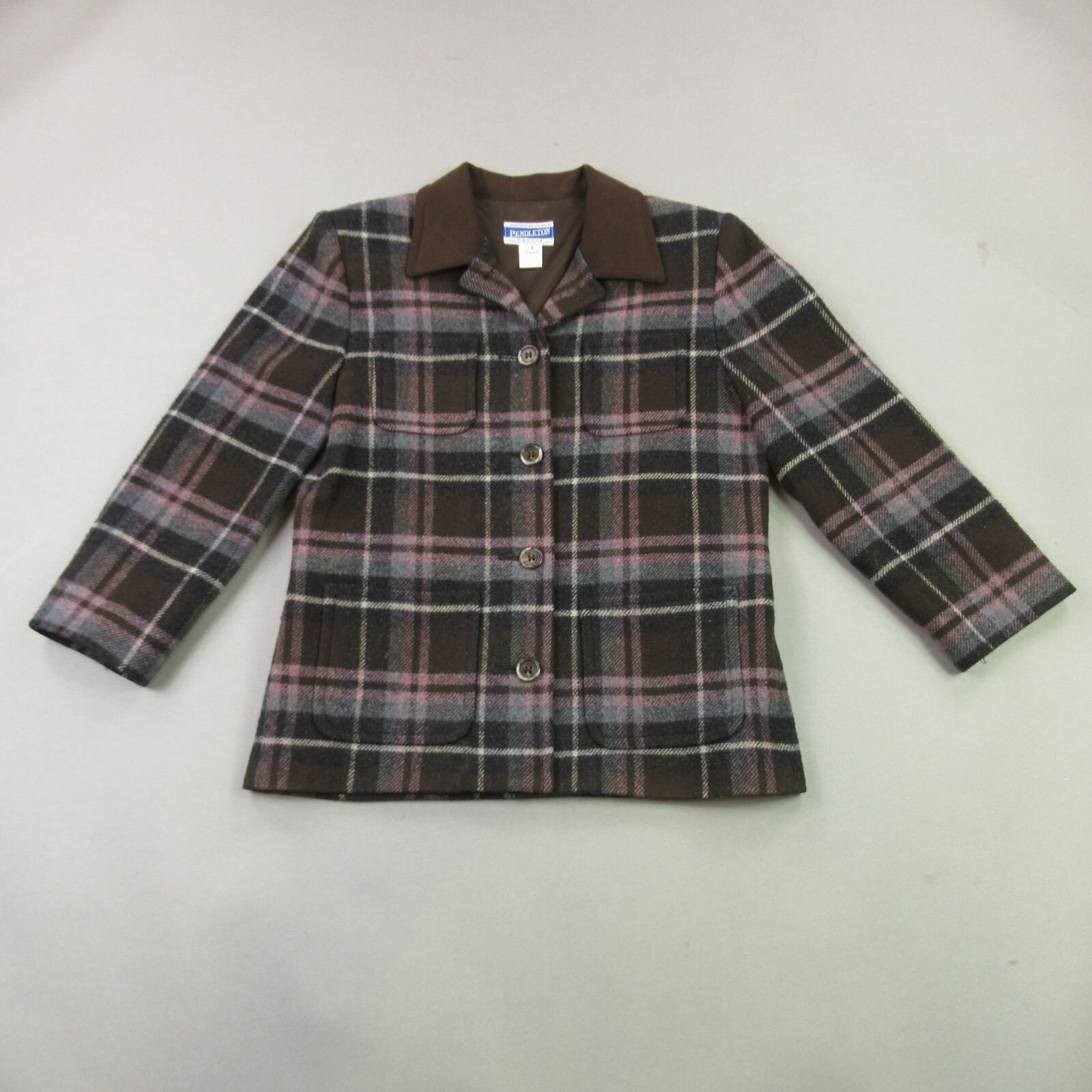 Pendleton Jacket Womens 2 Button Up Long Sleeve P… - image 1