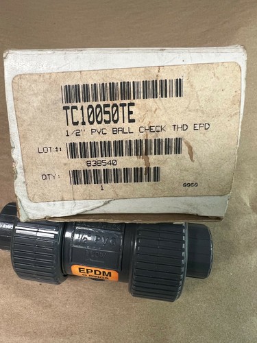 HAYWARD TC10050TE PVC VALVE CHECK TRUE SOCKET/THREAD 1/2" - Bild 3 von 3