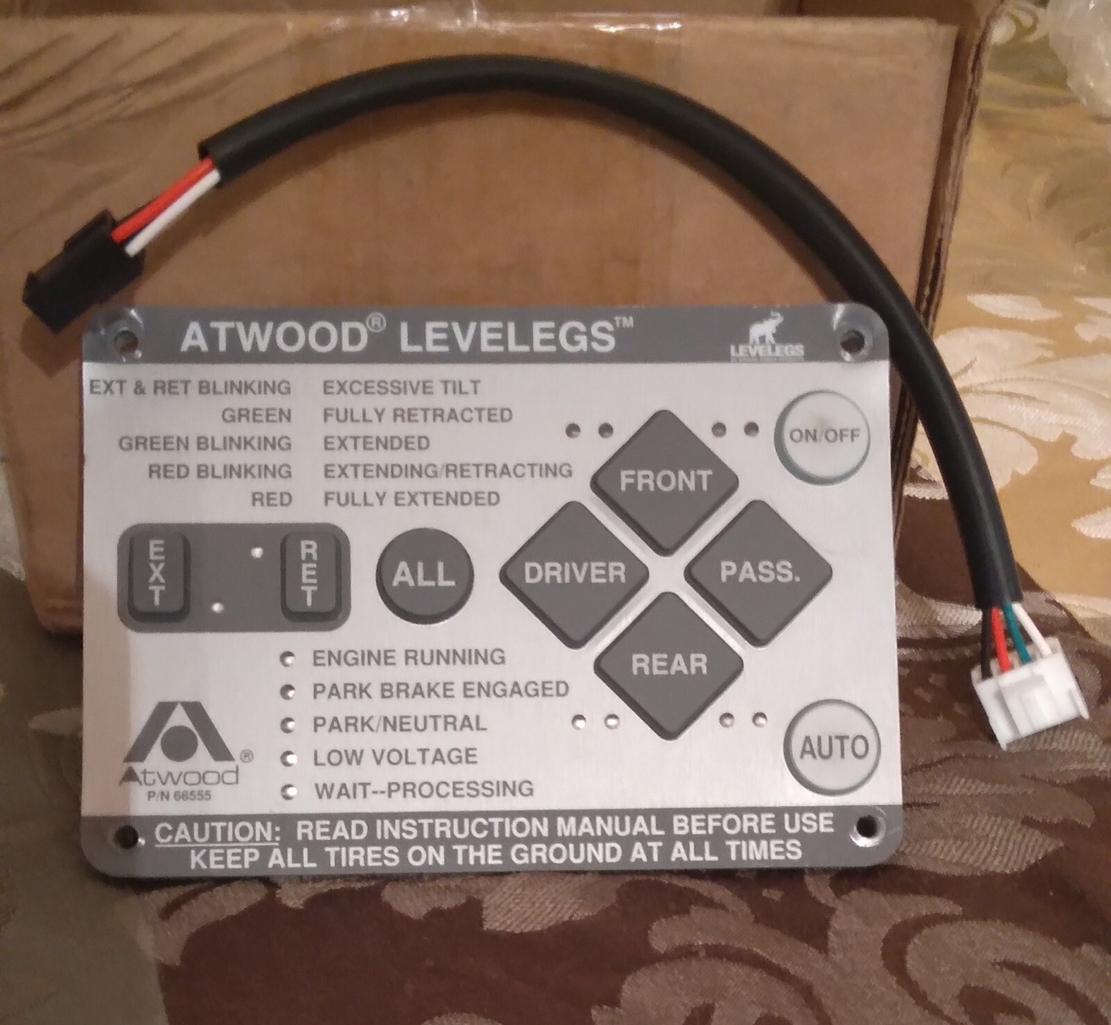 Atwood Levelegs Replacement Keypad 66273 66342 66555 w/Conv Cable eBay