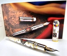TIBALDI BY MONTEGRAPPA SAN LUDOVICO FOUNTAIN PEN MEDIUM NIB TSSLN3SL NEW W/BOX