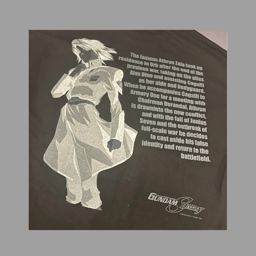 Gundam Destiny Seed Shirt Alstyle Apparel T-Shirt Bandai Anime Black Sz L New - Imagen 2 de 8