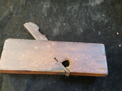 Antique Unbranded Wood Plane 9.5'' Wood Plane w/ 1'' Blade 