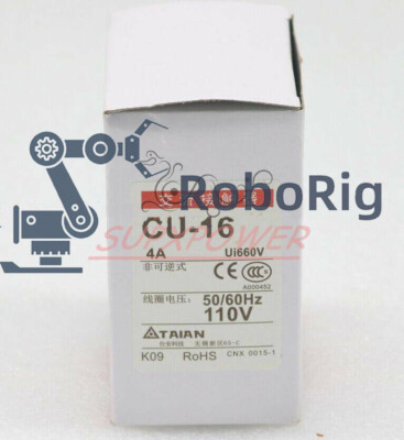 New TECO CU-16 AC110V Ac 4A Contactor (1PCS)