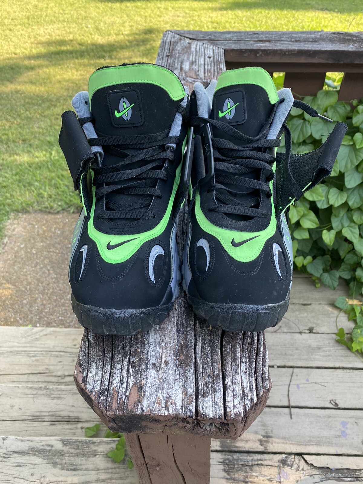 Size 15 - Nike Air Max Speed Turf Black Poison Green Excellent Condition |  eBay