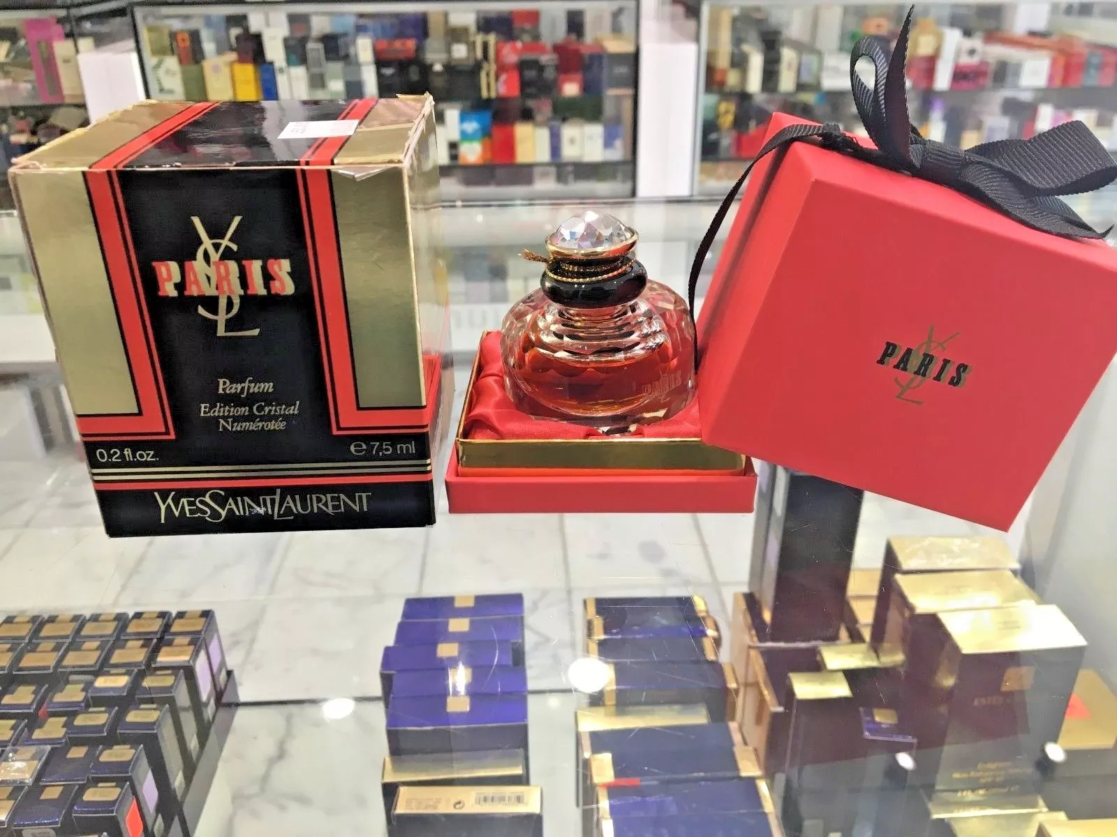 Yves Saint Laurent YSL Paris Parfum Cristal Limité Edition 7,5 ml Splash