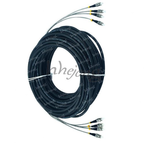 50 m Feld Außen LWL Patchkabel ST-ST 4 Litzen 9/125 Singlemode - Bild 4 von 9