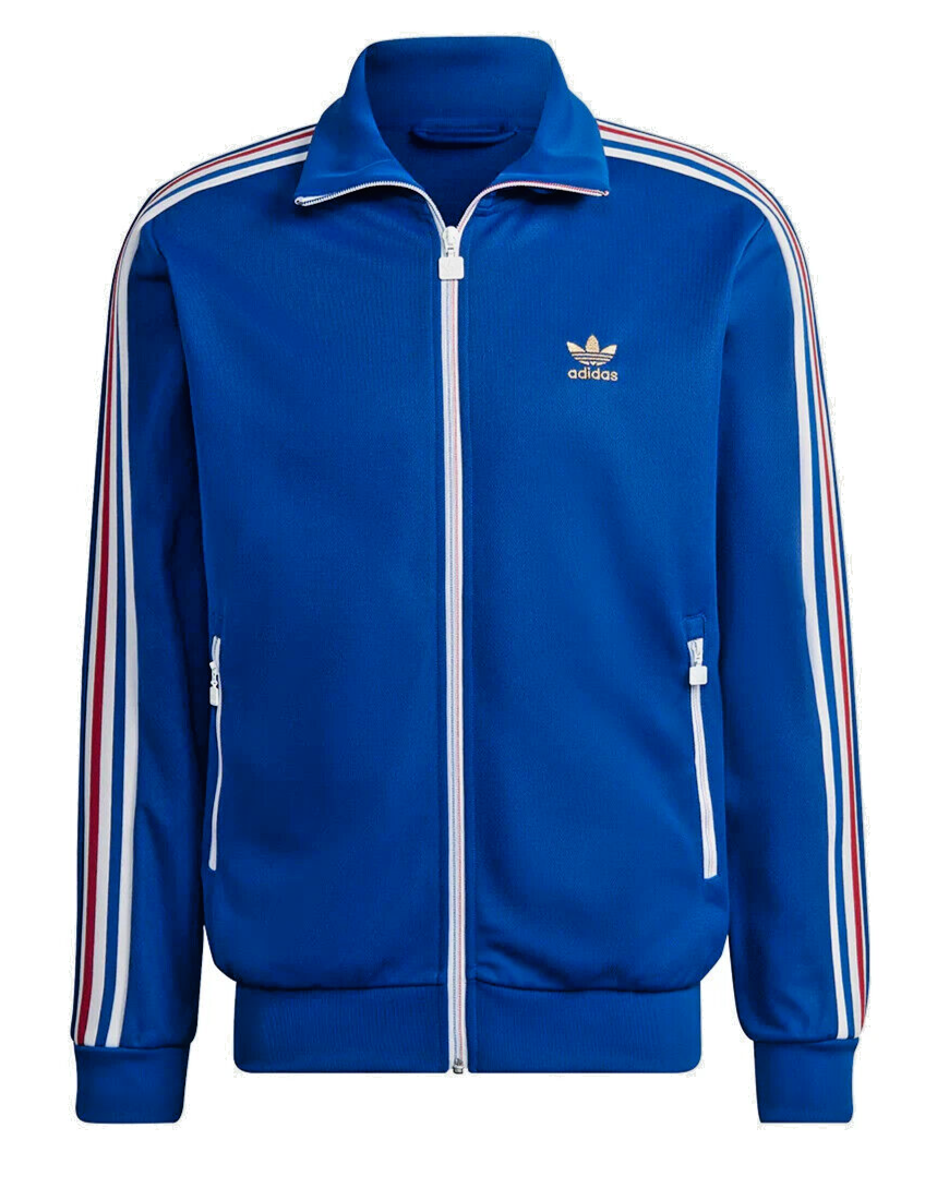 Adidas Originals HK7406 Beckenbauer Track Jacket Men's Medium Blue