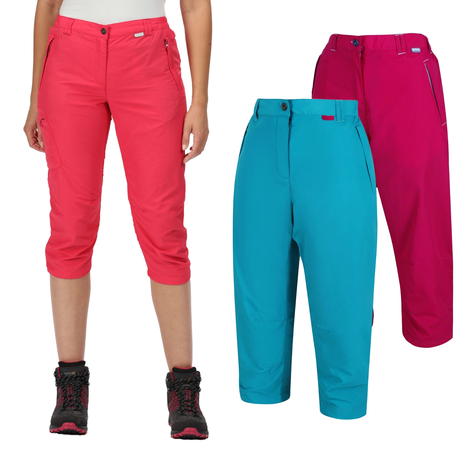 Regatta Womens Chaska II Capri Trousers Ladies 3/4 Length Shorts Pants RRP £50
Opens in a new window