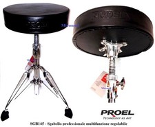 PROEL SGB145 SGABELLO PROFESSIONALE  BATTERIA CHITARRA REGOLABILE SGB 145 (11")
