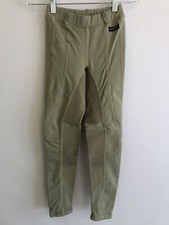 Kerrits Flex II Full Seat Riding Tight Breeches Kids Medium Khaki GUC