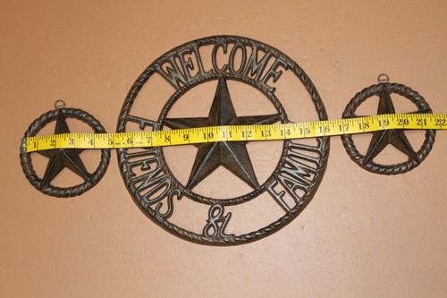 Mothers Day Gift Texas Ranch Home Porch Patio Decor Heartland Cast Iron - Picture 5 of 9