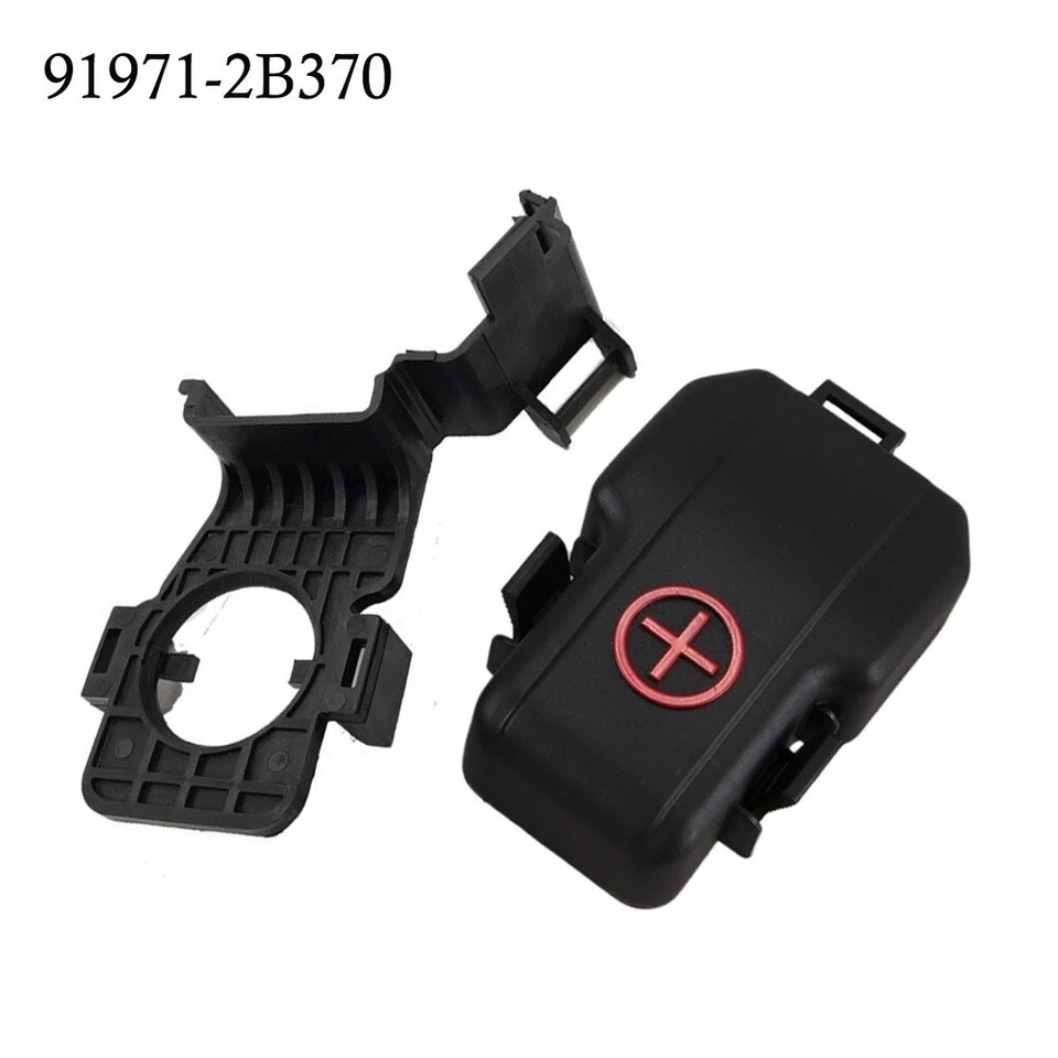 Cubierta de tapa de terminal de batería para Hyundai para Santa Fe para Elantra HD 91971-2B370 Foto 3 de 4