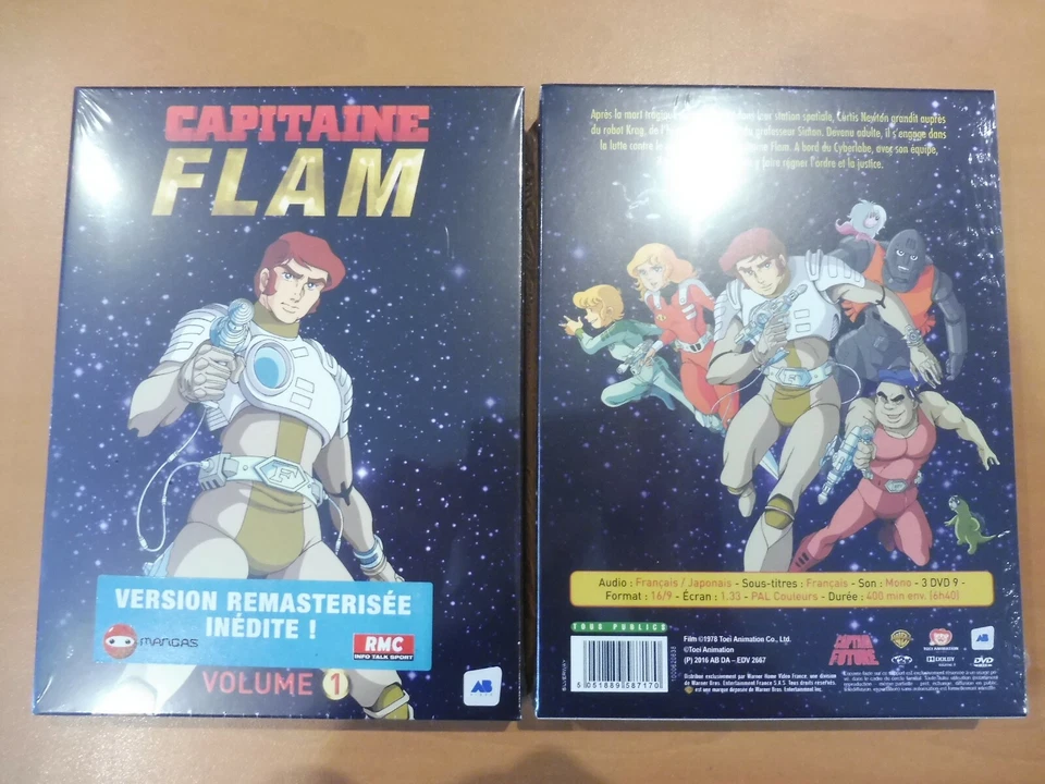 SUPERBE COFFRET COLLECTOR CAPITAINE FLAM 1 à 16 REMASTÉRISÉE  NEUF SOUS BLISTER - Photo 1/1
