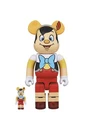 Bearbrick x Disney Pinocchio 100% & 400% Set