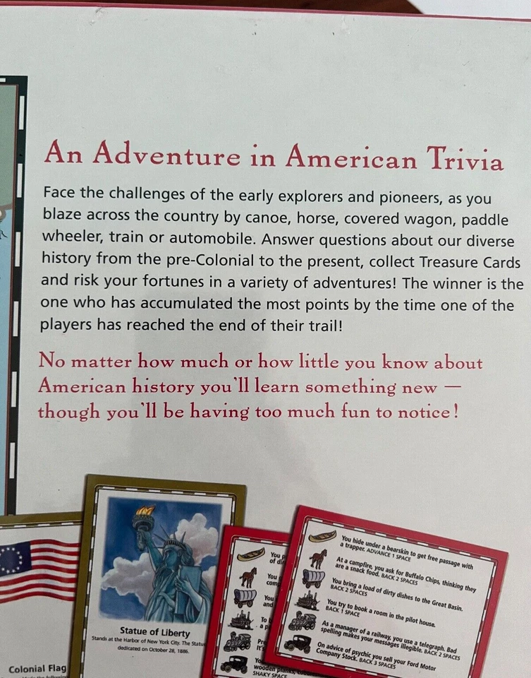Настольная игра TRABLAZER Fun to Learn American History в заводской упаковке США - Изображение 3 из 4