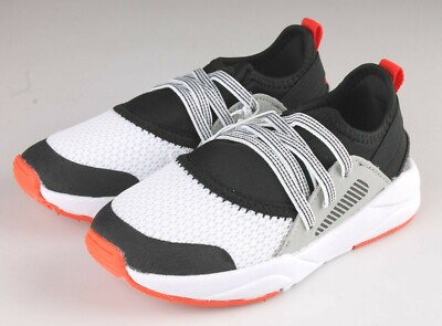 Cat Jack Boys Toddler Black Mesh Red Keenan Slip-On Sneakers NWT