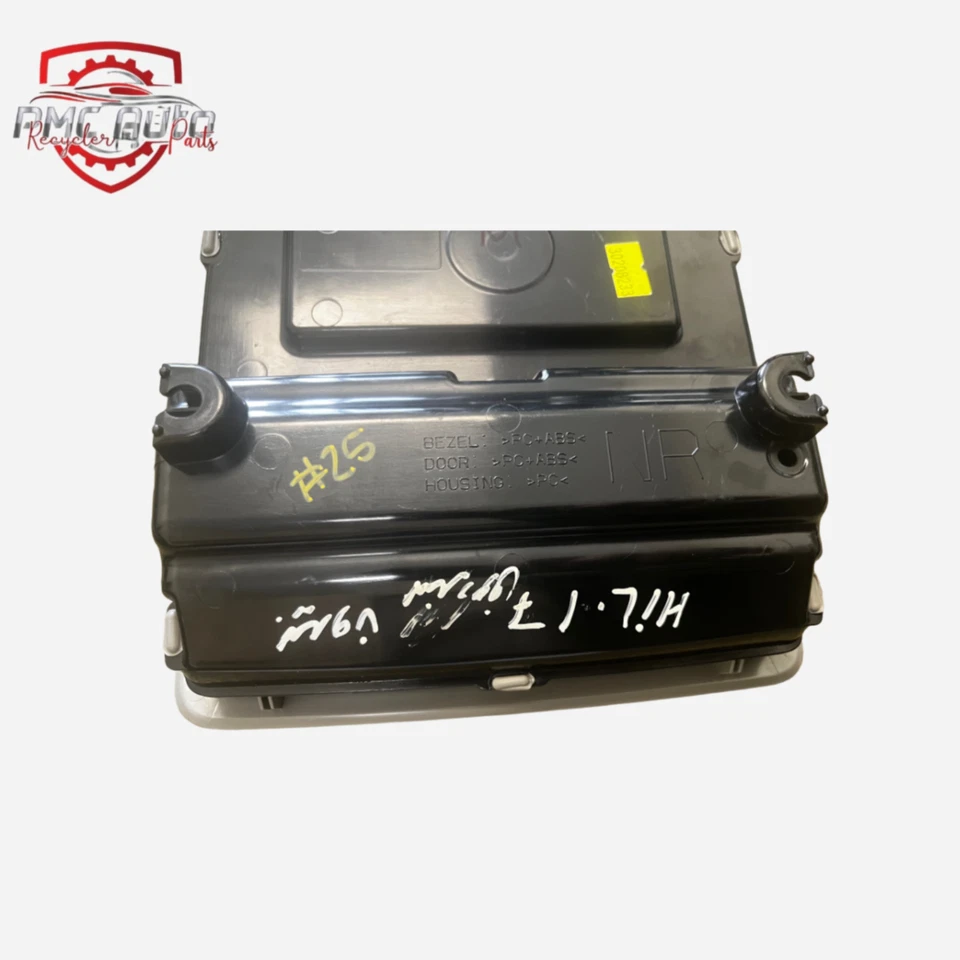 2014-2019 Toyota Highlander Overhead Ceiling Roof Console Gray OEM #25 Foto 4 de 4